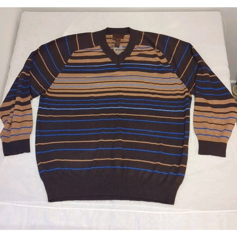 Born Mens XL Cashmere Blend Preppy Soft Sweater Lighweight City